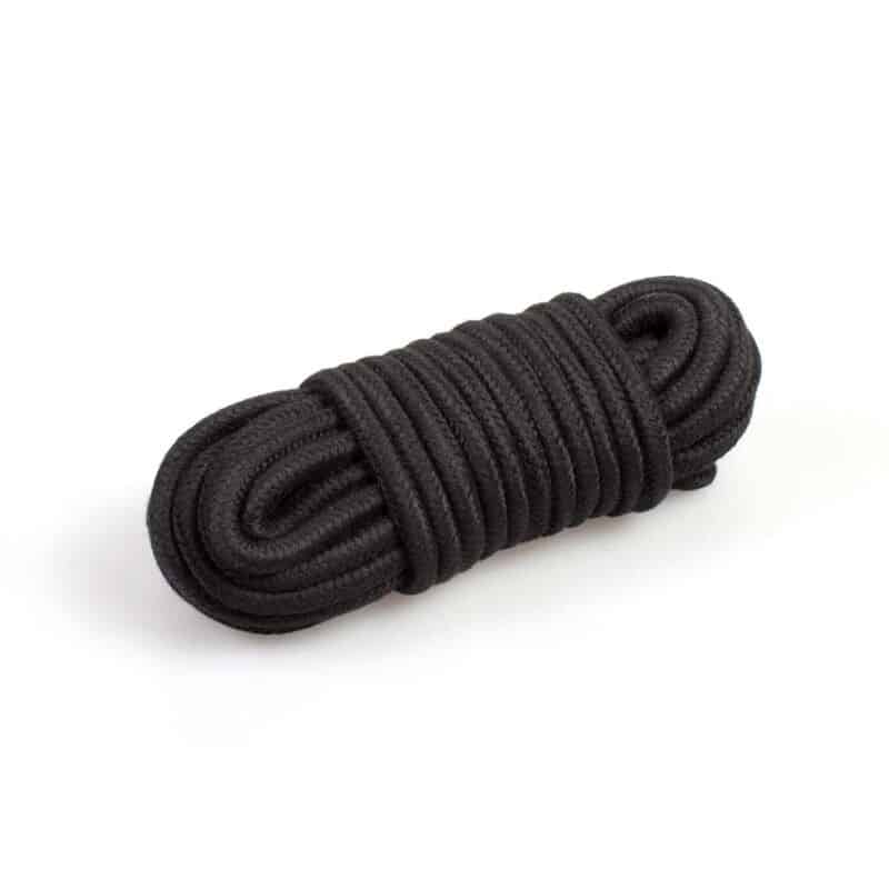 SECRETPLAY – CORDE DE BONDAGE NOIRE  COLLECTION BDSM