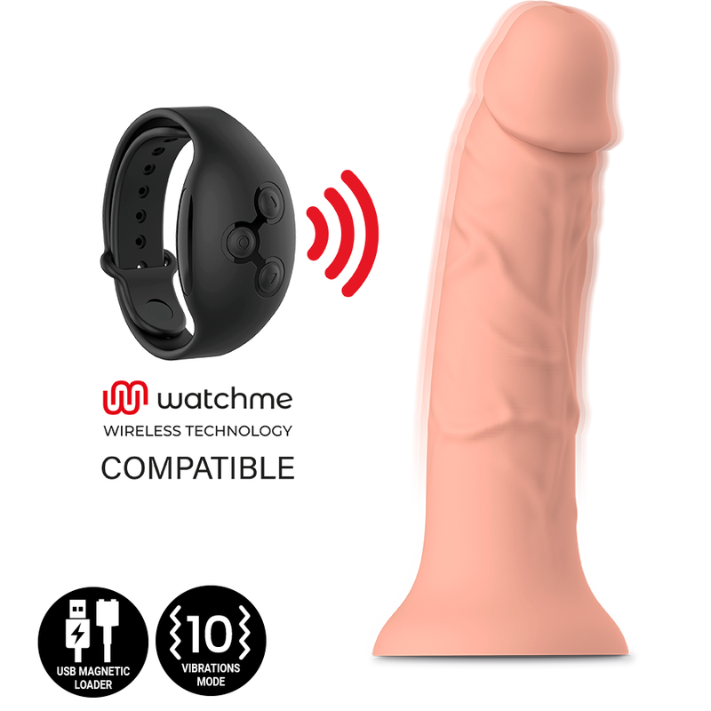 MYTHOLOGY – ASHER ORIGINAL DILDO M – VIBRATEUR COMPATIBLE AVEC LA TECHNOLOGIE SANS FIL WATCHME