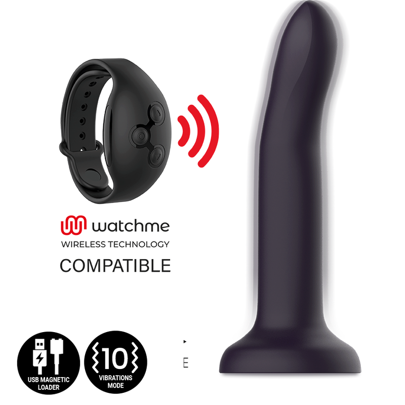 MYTHOLOGY – DUMAN MYSTIC DILDO L – VIBRATEUR COMPATIBLE AVEC LA TECHNOLOGIE SANS FIL WATCHME
