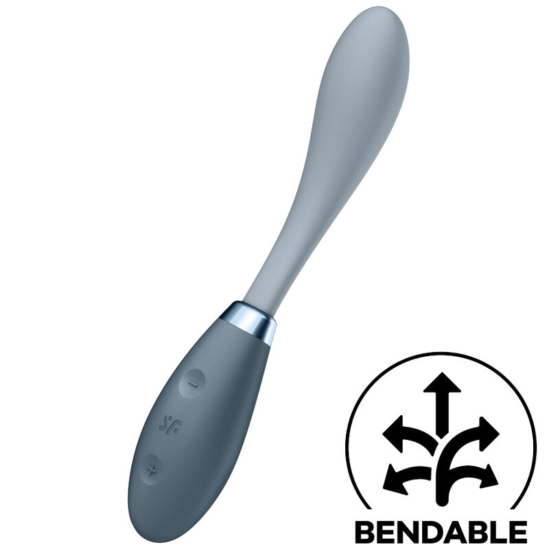 SATISFYER – VIBRATEUR MULTI G-SPOT FLEX 3 GRIS