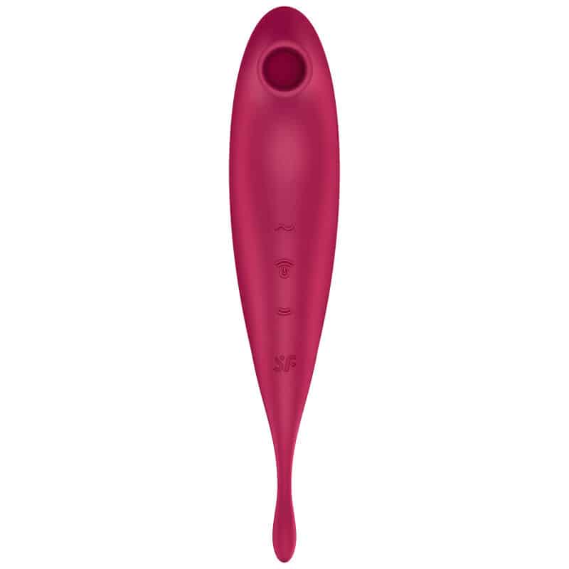 SATISFYER TWIRLING PRO+ AIR PULSE STIMULATOR  VIBRATOR APP – VERT