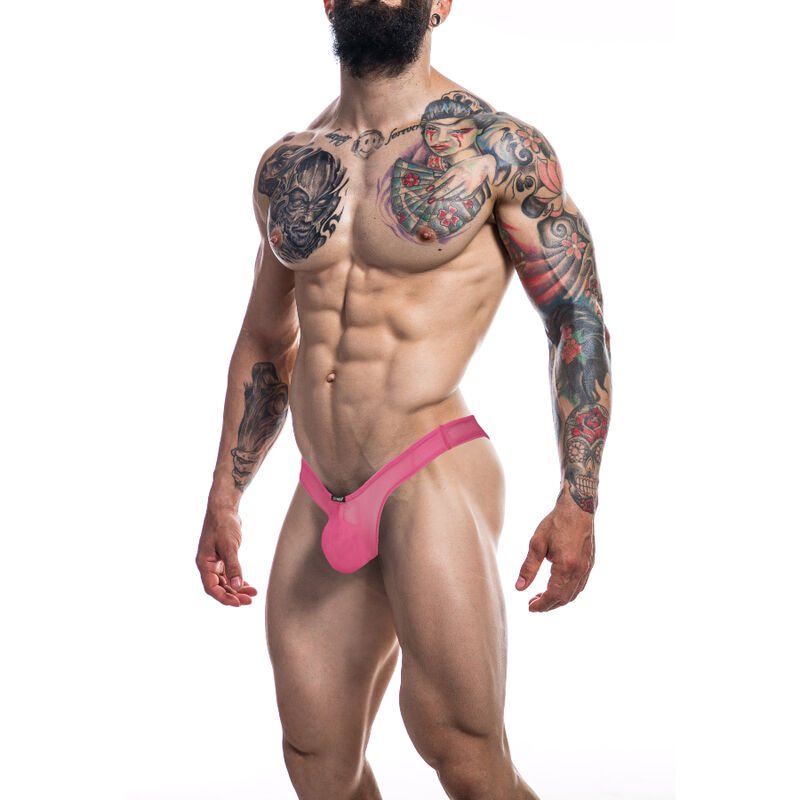 CUT4MEN – STRING RENFORCANT POCHETTE FUCHSIA XL