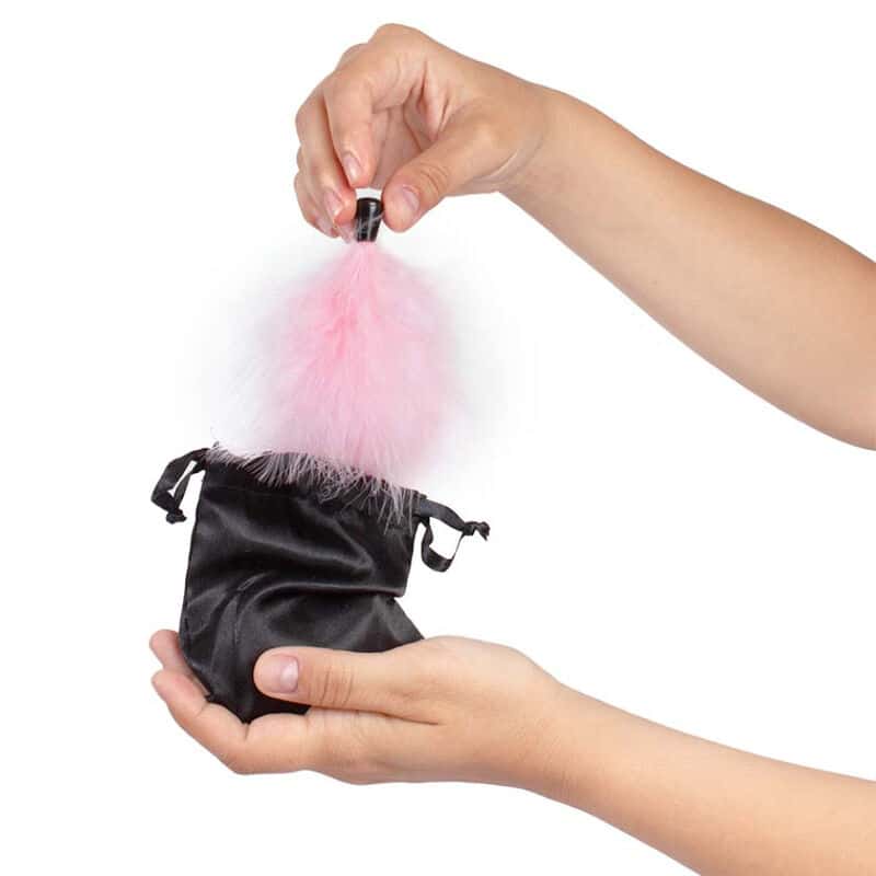 SECRETPLAY – GOLDEN LIGHT KIT POUDRE COMESTIBLE ET PLUME DE FRAISE PÉTILLANTE
