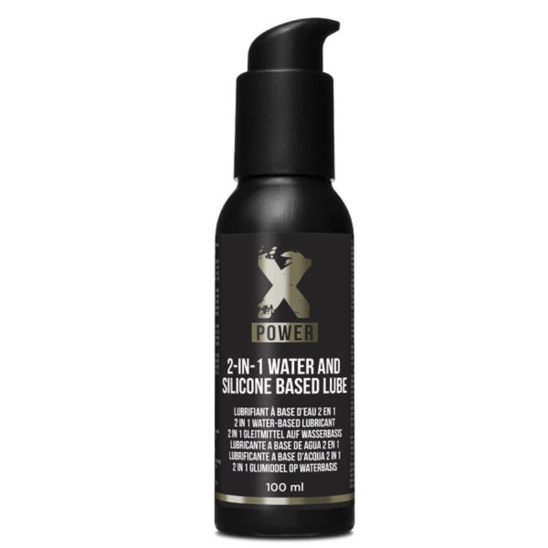 XPOWER – LUBRIFIANT 2 EN 1  BASE D-EAU ET DE SILICONE 100 ML