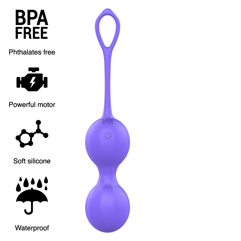 MR BOSS – DUMAS PERLES DE KEGEL VIBRANTES TÉLÉCOMMANDE