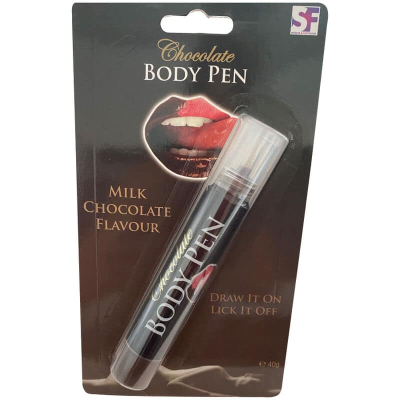 SPENCER  FLEETWOOD -STYLO POUR LE CORPS CHOCOLAT