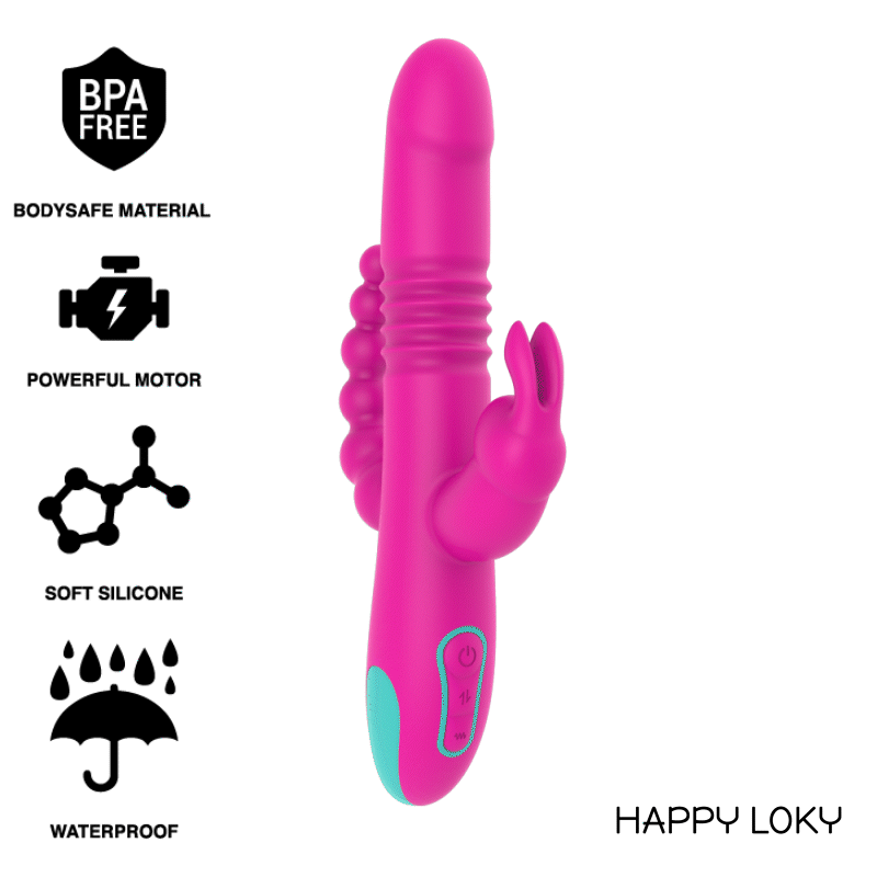 HAPPY LOKY – DONALD TRIPLE STIMULATION : ANAL, G-SPOT  CLITORAL WATCHME TECHNOLOGIE SANS FIL COMPATIBLE