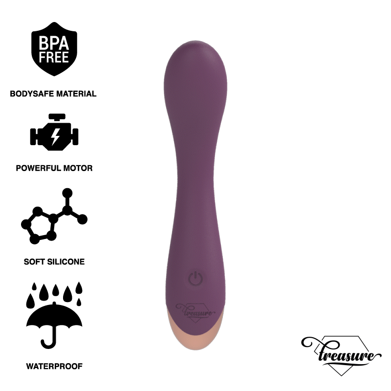 TREASURE – HANSEL G-SPOT VIBRATEUR WATCHME TECHNOLOGIE SANS FIL COMPATIBLE