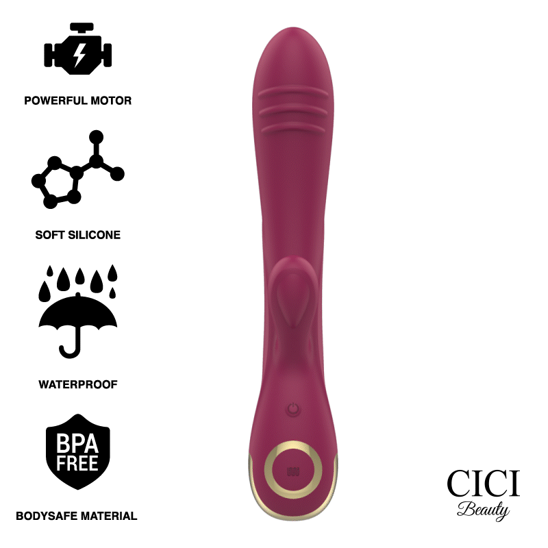 CICI BEAUTY – VIBRATEUR LAPIN EN SILICONE PREMIUM