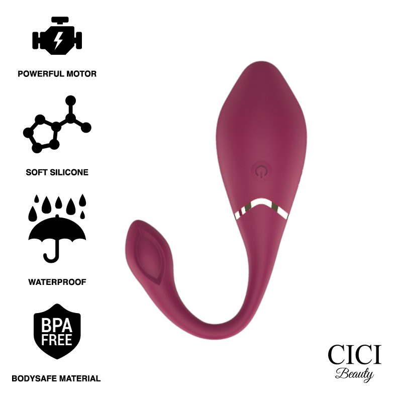CICI BEAUTY – PREMIUM SILICONE EGG VIBRATEUR TÉLÉCOMMANDE