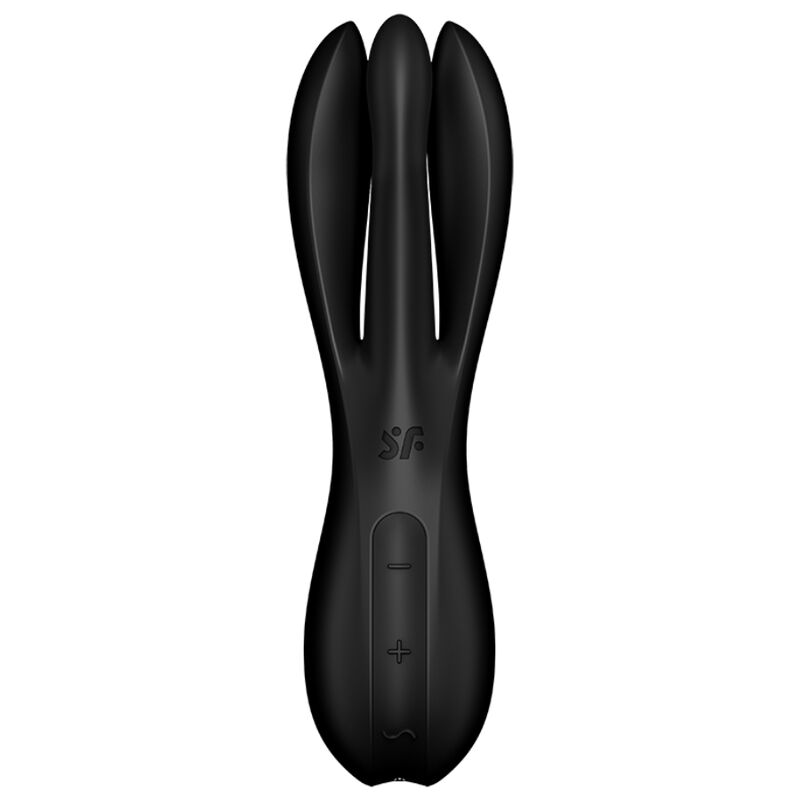 SATISFYER – VIBRATEUR THREESOME 2 NOIR