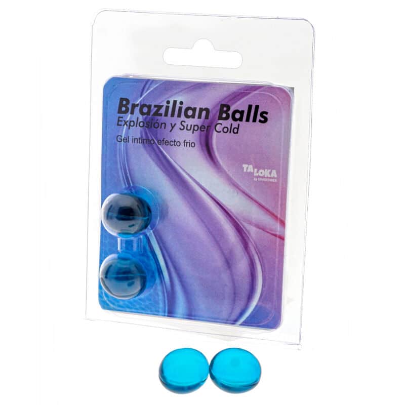 TALOKA – 2 BOULES BRÉSILIENNES GEL EXCITANT EFFET FROID