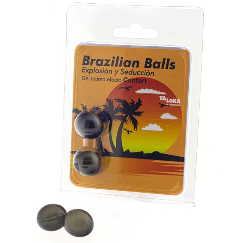 TALOKA – 2 BALLES BRÉSILIENNES GEL EXCITANT EFFET CONFORT