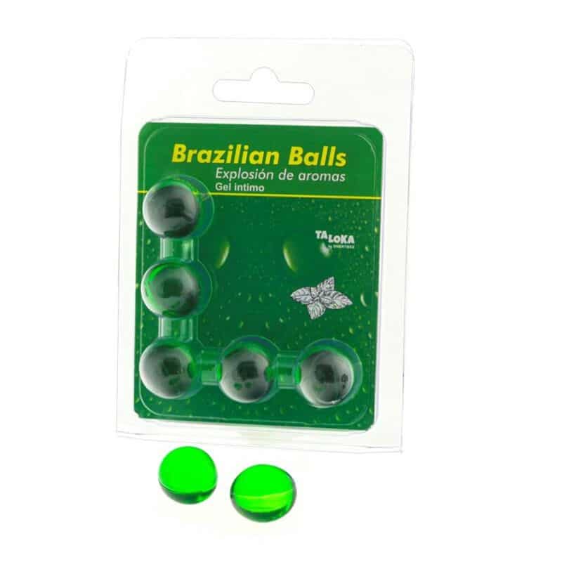 TALOKA – 5 BOULES BRÉSILIENNES GEL INTIME MENTHE