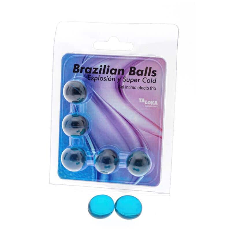 TALOKA – 5 BOULES BRÉSILIENNES GEL EXCITANT EFFET FROID