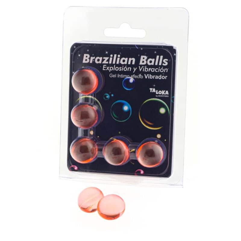 TALOKA – 5 BALLES BRÉSILIENNES GEL EXCITANT EFFET VIBRANT