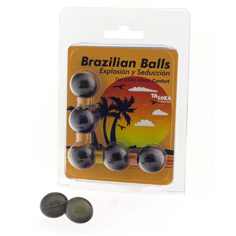 TALOKA – 5 BALLES BRÉSILIENNES GEL EXCITANT EFFET CONFORT
