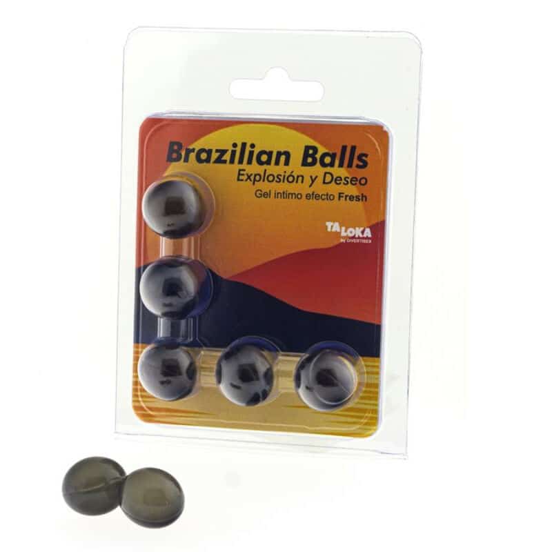 TALOKA – 5 BOULES BRÉSILIENNES GEL EXCITANT EFFET FRAIS