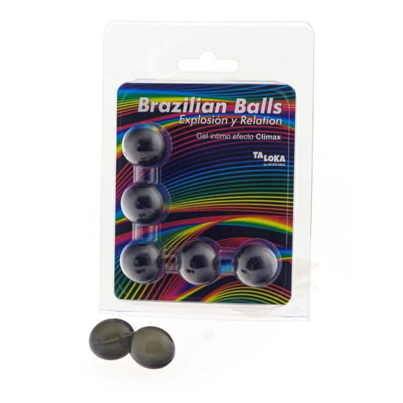 TALOKA – 5 BOULES BRÉSILIENNES GEL EXCITANT EFFET CLIMAX