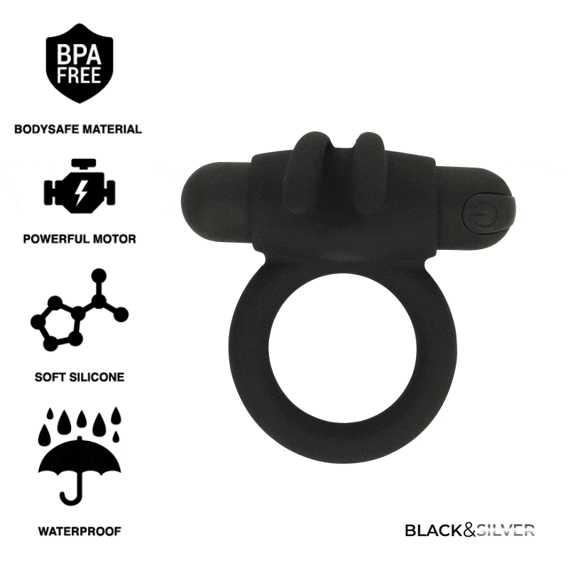BLACKSILVER- BAGUE AGRON 2.O