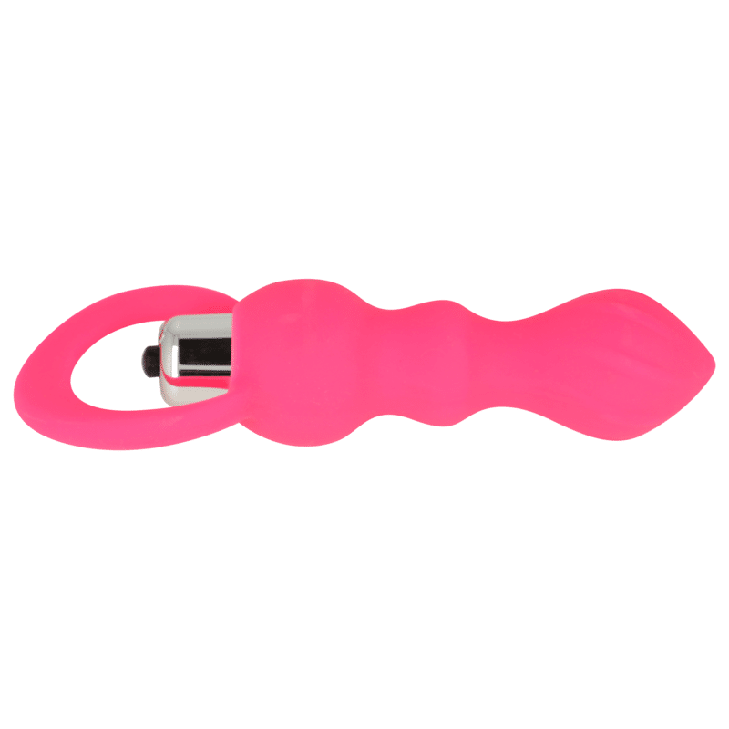 OHMAMA – STIMULATEUR ANAL AVEC VIBRATION 9 CM ROSE