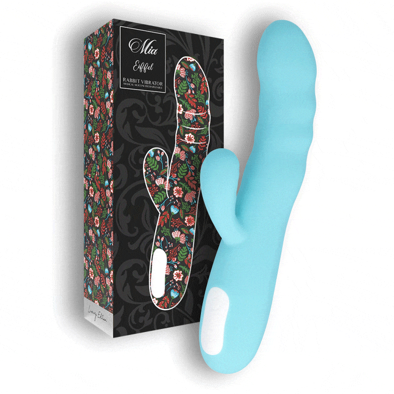 MIA – VIBRATEUR ROTATIF EIFFEL TURQUOISE BLEU