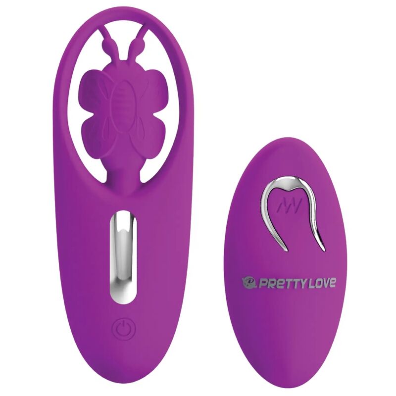 PRETTY LOVE – STIMULATEUR PAPILLON DANCING POUR CULOTTES AVEC TÉLÉCOMMANDE LILAS