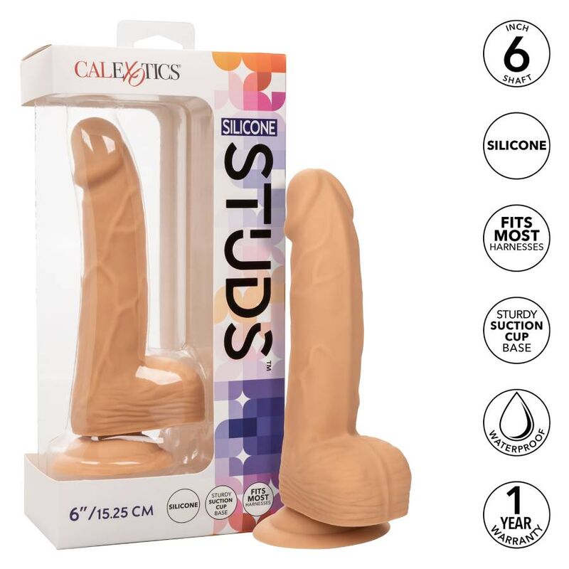CALIFORNIA EXOTICS – CLOUS EN SILICONE 15.24 CM PEAU