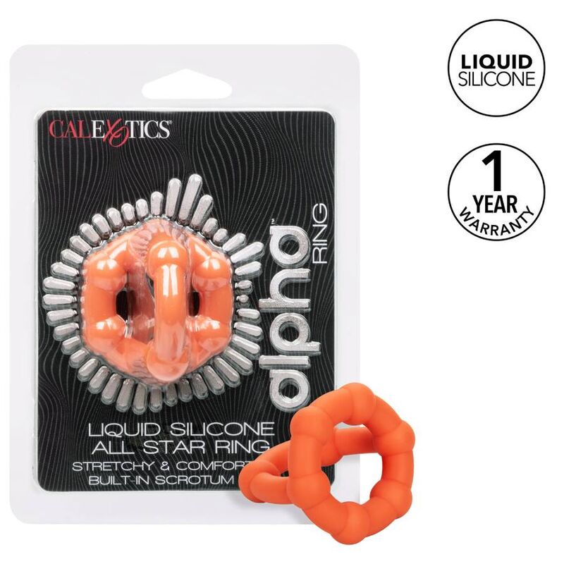 CALIFORNIA EXOTICS – BAGUE ALPHA ALL STAR ORANGE