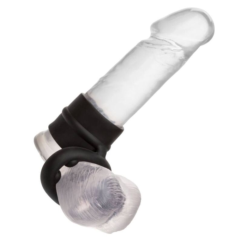 CALIFORNIA EXOTICS – BAGUE ALPHA DUAL MAGNUM NOIR