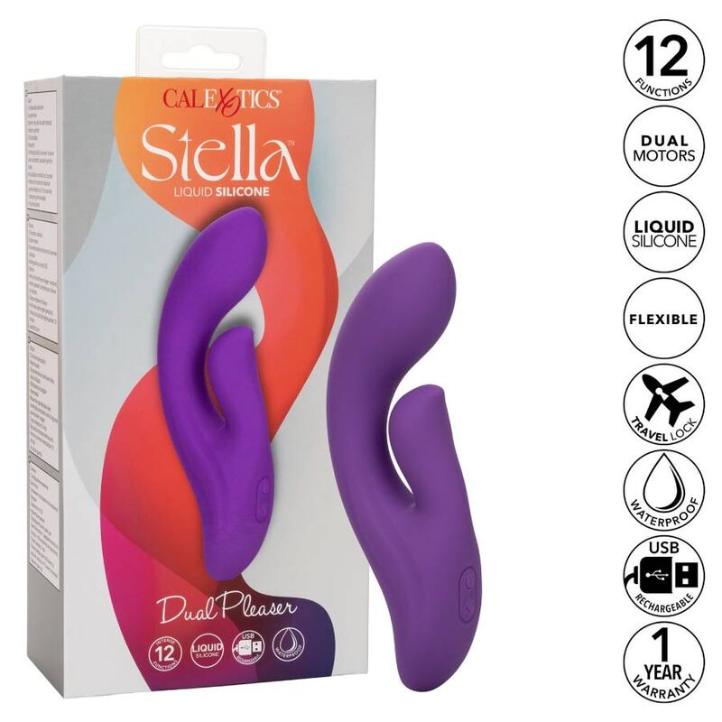 CALIFORNIA EXOTICS – STELLA DUAL PLEASER VIOLET