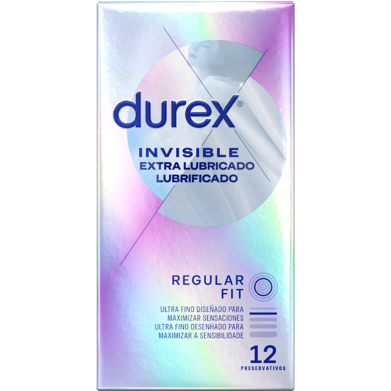 DUREX – INVISIBLE EXTRA LUBRIFIÉ 12 UNITÉS