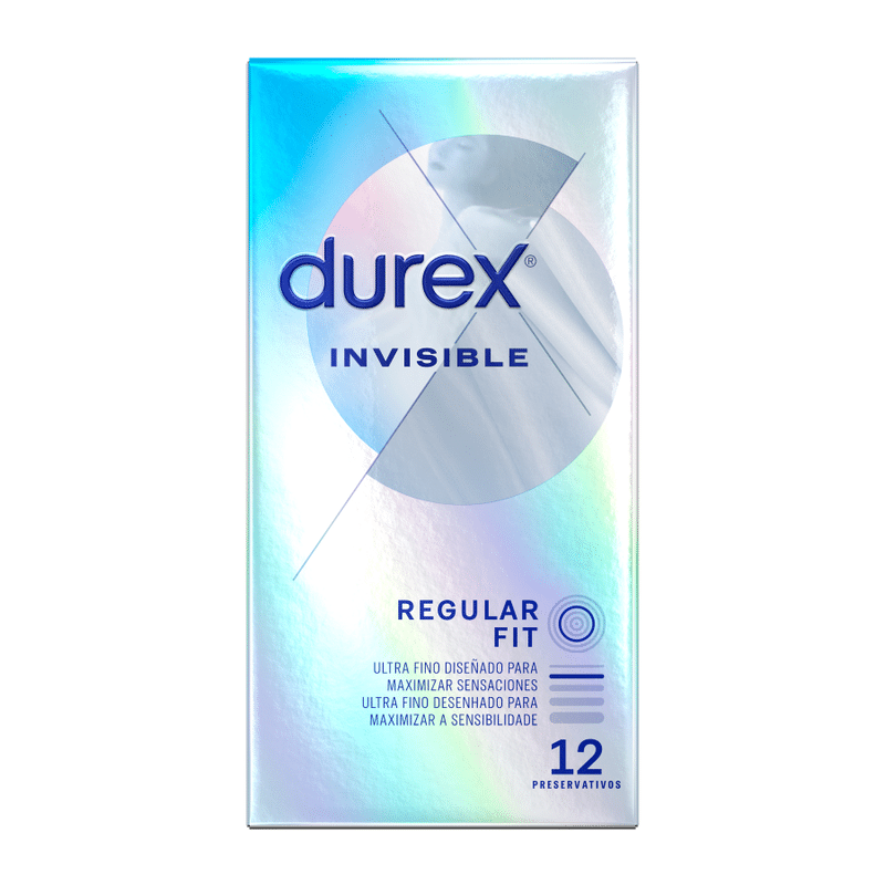 DUREX – INVISIBLE EXTRA MINCE 12 UNITÉS