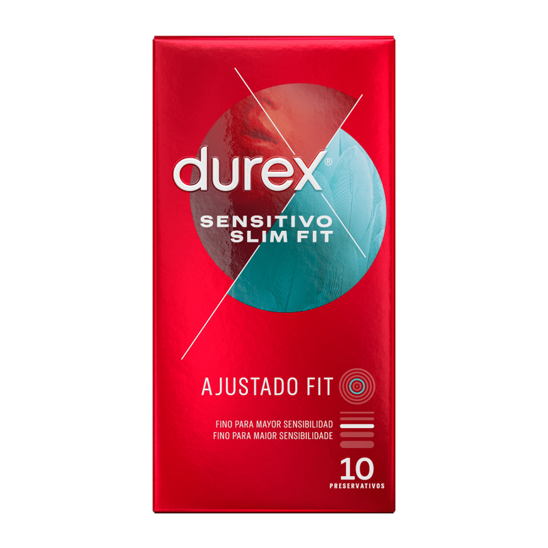 DUREX – SENSITIVO SLIM FIT 10 UNITÉS