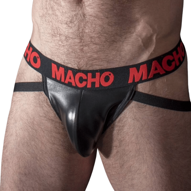 MACHO – MX25RC JOCK RED LEATHER S