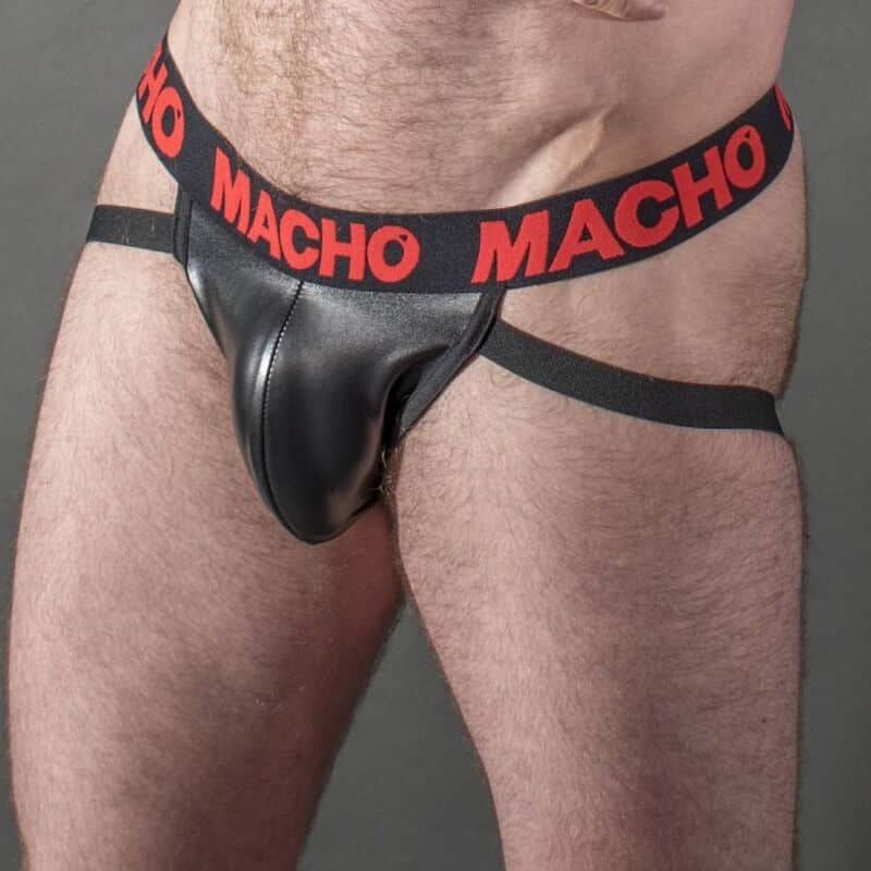MACHO – MX25RC JOCK RED LEATHER S