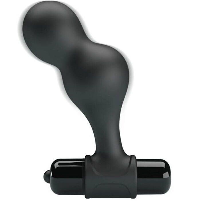 MR PLAY – PLUG ANAL VIBRATEUR EN SILICONE NOIR