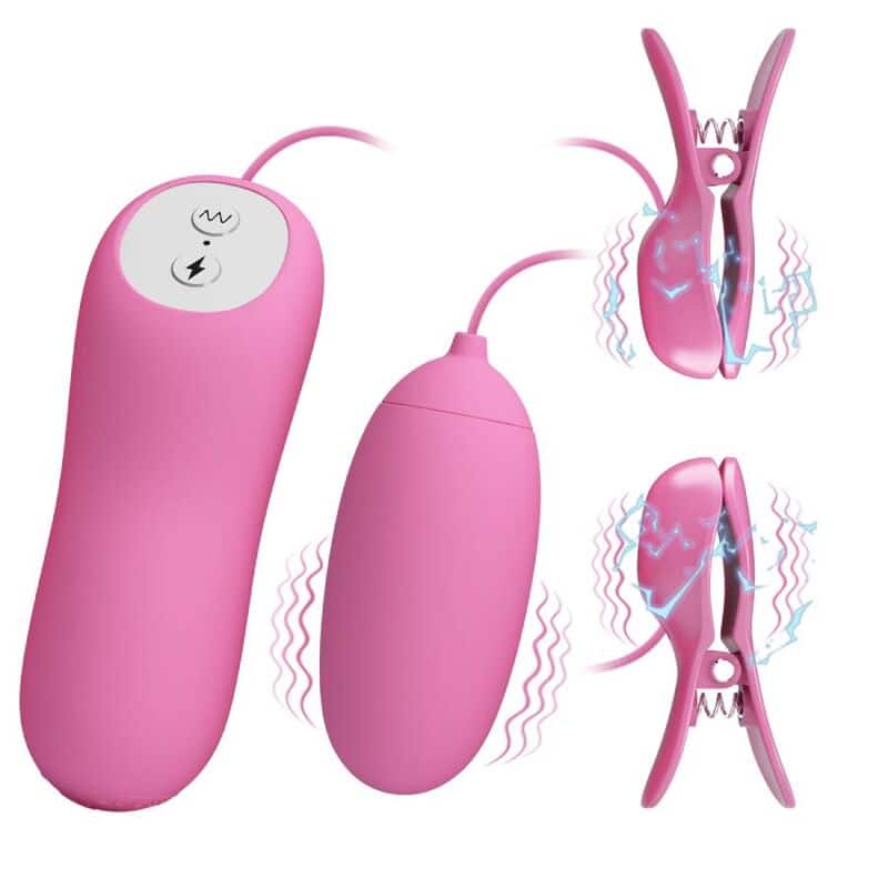 PRETTY LOVE – PINCE  ÉPILER AVEC VIBRATION ET ÉLECTROCHOC ROSE
