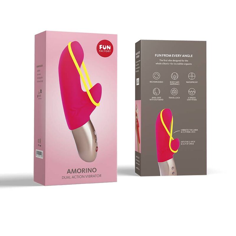 FUN FACTORY – AMORINO ROSE/JAUNE FLUO