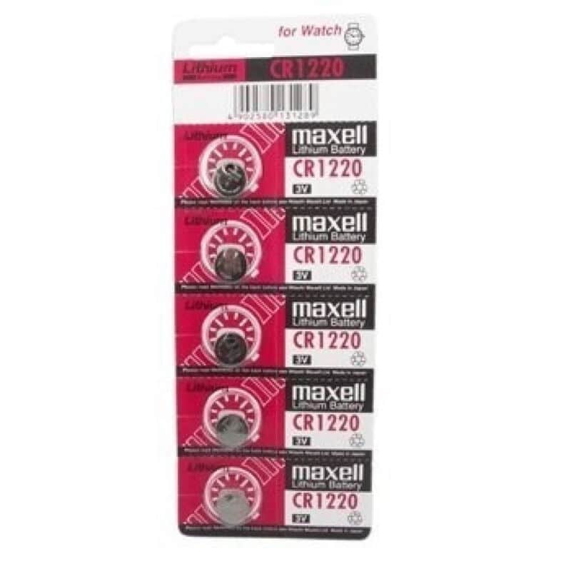 MAXELL – BATTERIE LITIO CR1220 3V 5UDS