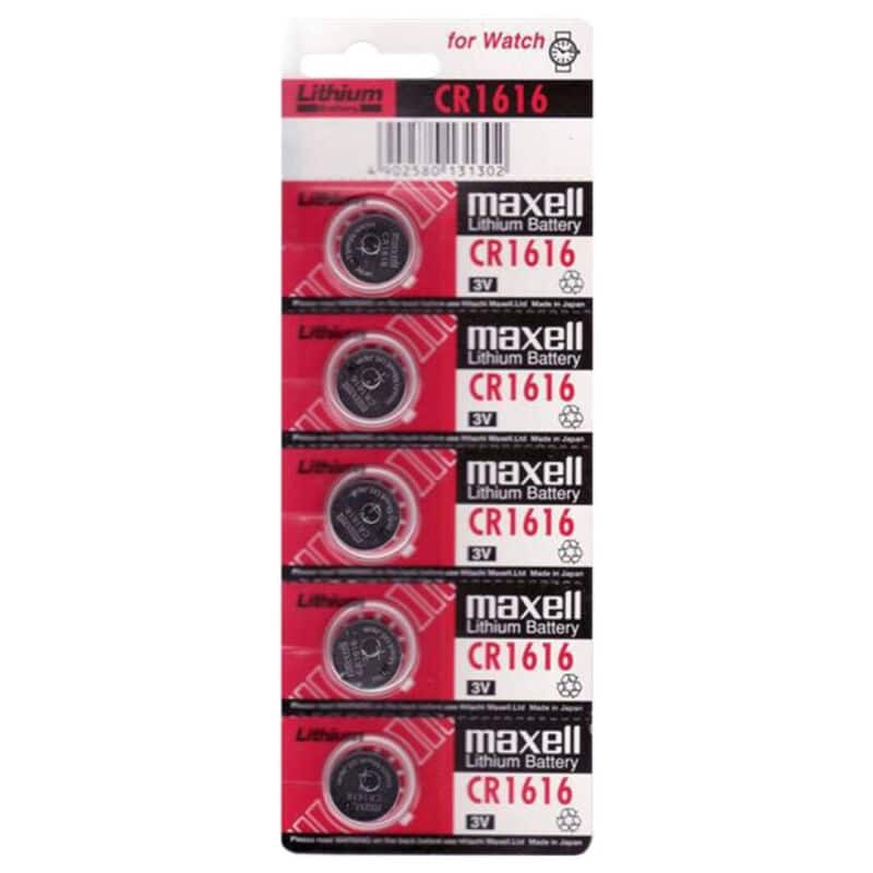 MAXELL – BATTERIE LITIO CR1616 3V 5UDS