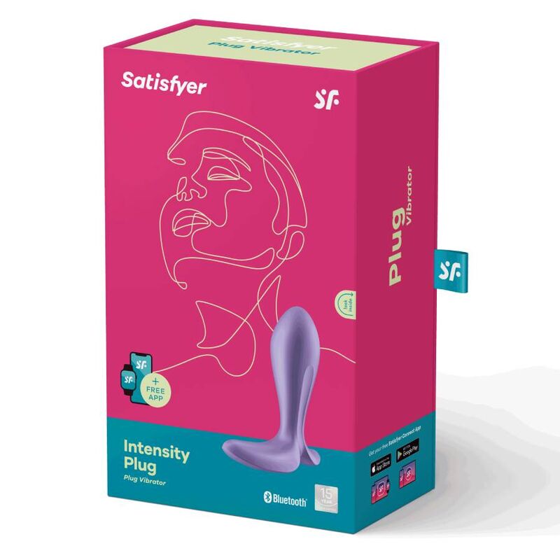 SATISFYER INTENSITY PLUG – PURPLE