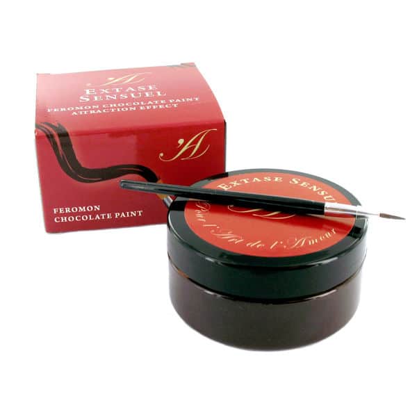 EXTASE SENSUAL – PEINTURE CORPORELLE AU CHOCOLAT AVEC EFFET DATTRACTION 50 ML