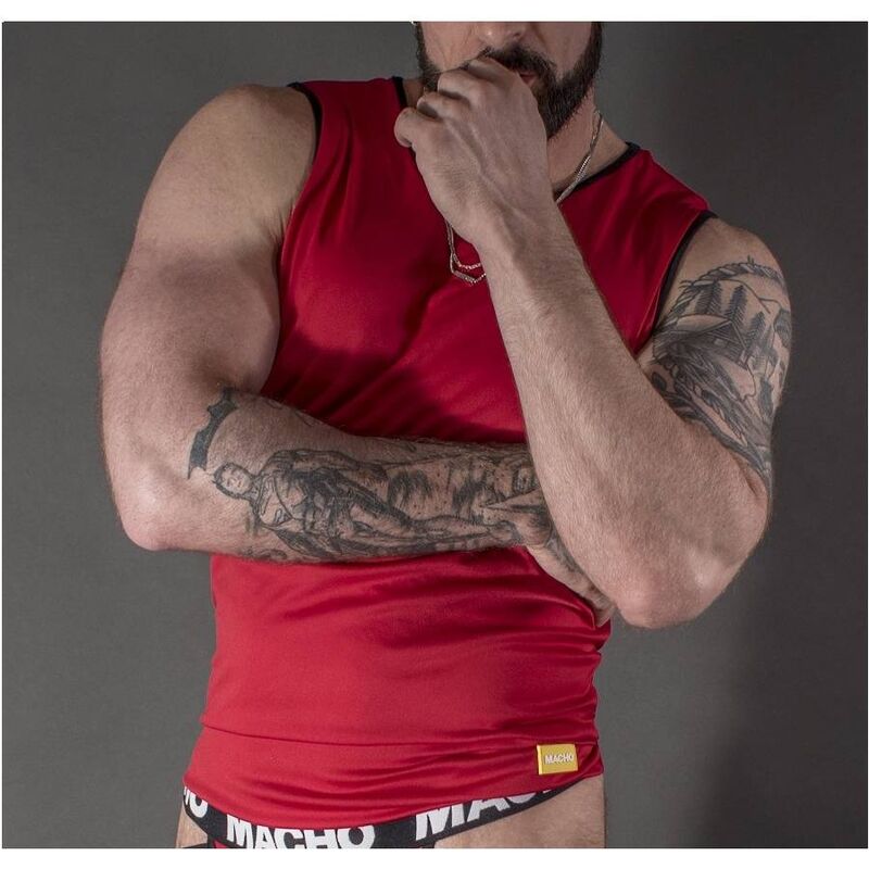 MACHO RED T-SHIRT S/M