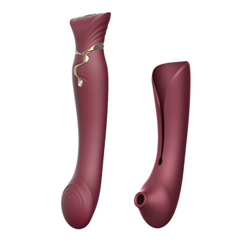 ZALO – QUEEN SET PULSE WAVE CLIT STIM ROUGE
