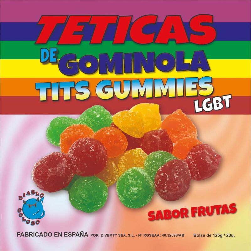 DIABLO GOLOSO – ASSORTIMENT DE GOMME AU SUCRE TEETICS LGTB