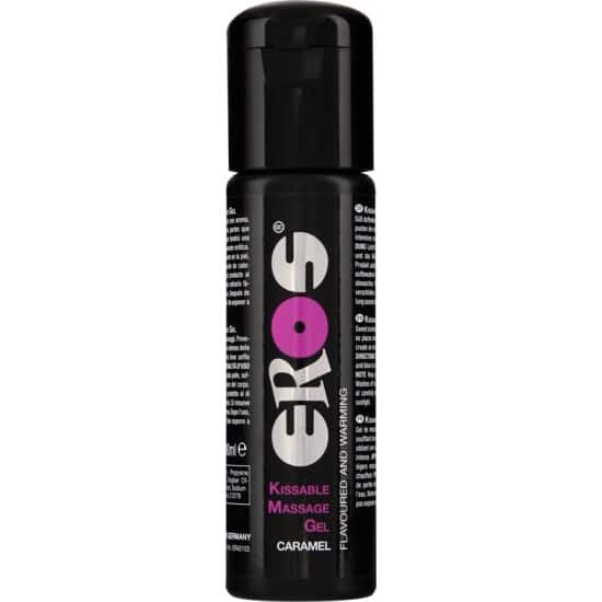 EROS – HUILE DE MASSAGE EFFET THERMIQUE KISSABLE CARAMEL 100 ML