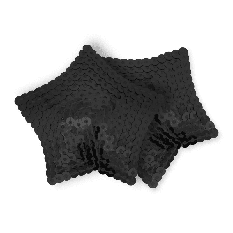 OHMAMA FETISH – COUVRE-TETON ETOILE PAILLETTES NOIRES