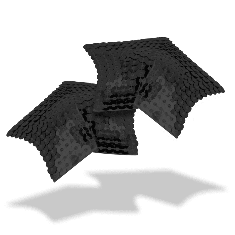 OHMAMA FETISH – COUVRE-TETON ETOILE PAILLETTES NOIRES