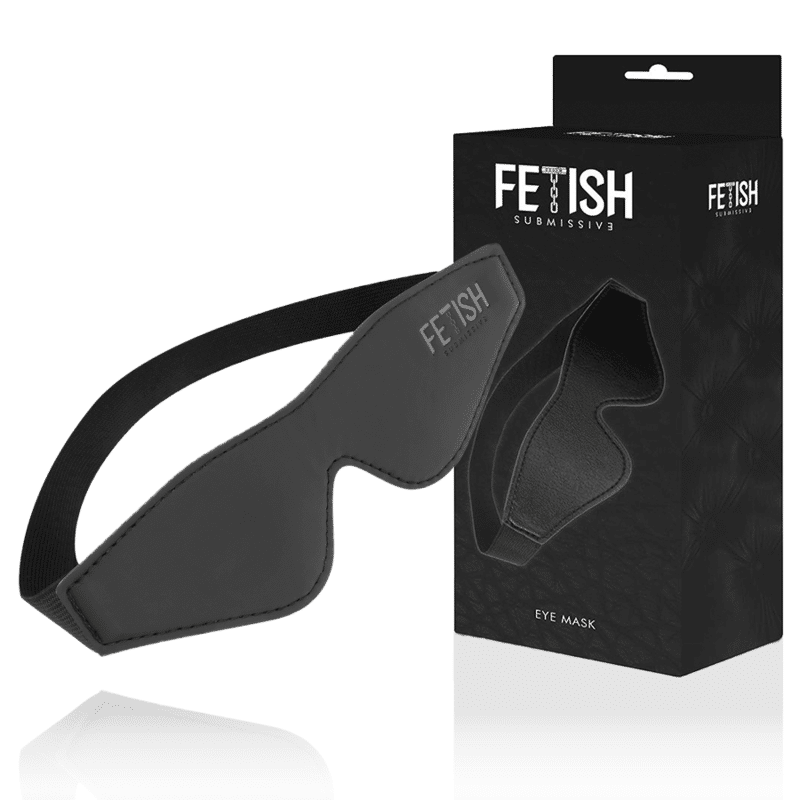 FETISH SUBMISSIVE – MASQUE EN CUIR VÉGAN AVEC DOUBLURE EN NOPRÈNE